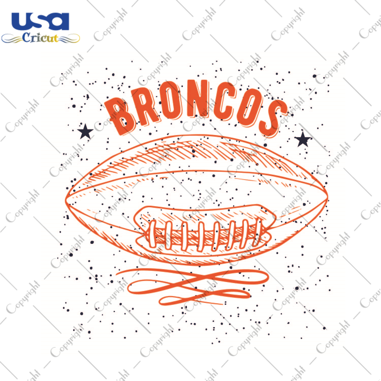 Football Gift, Nfl Broncos Silhouette SVG Diy Crafts Svg Files For Cricut, Silhouette Sublimation Files