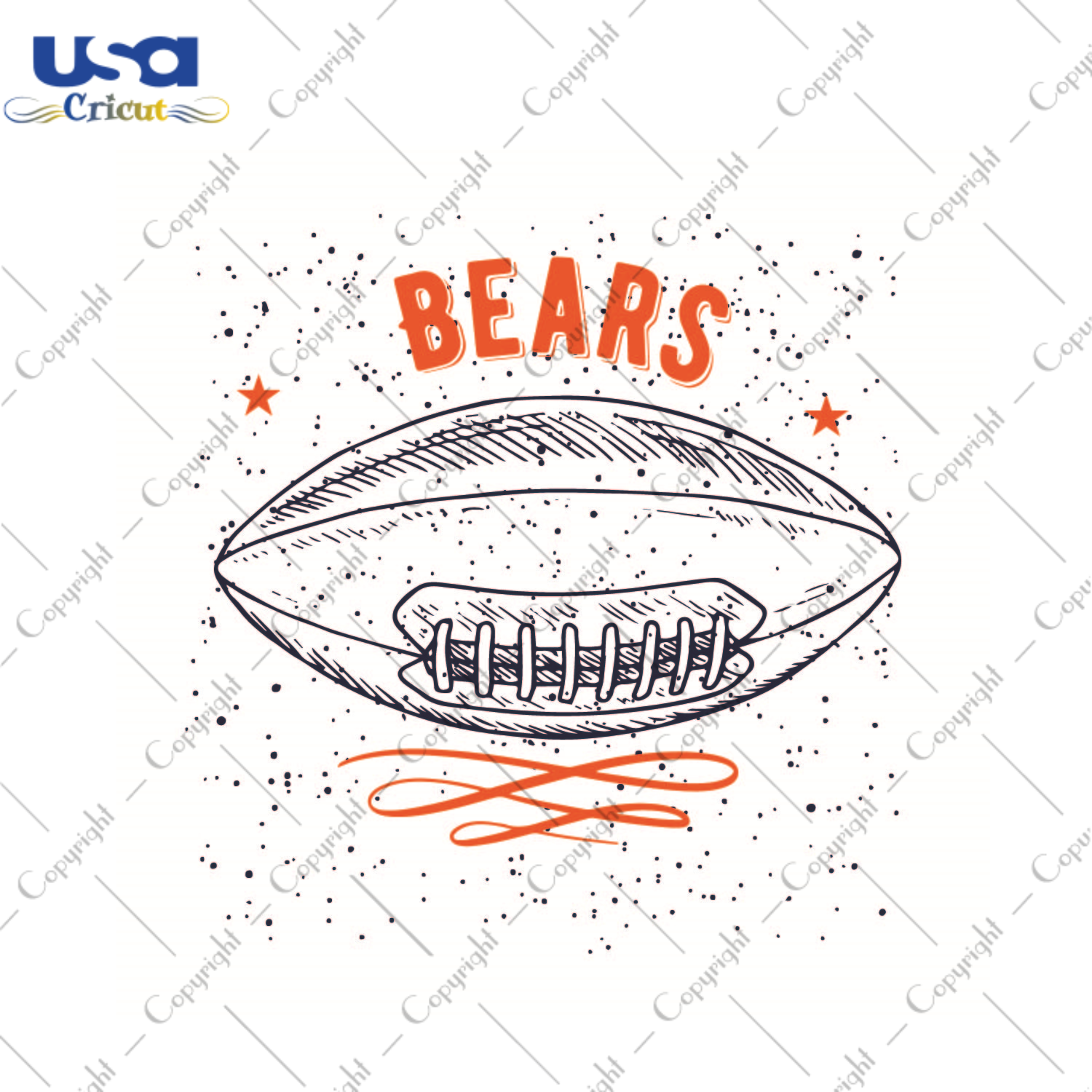 Football Gift, Nfl Bears Silhouette SVG Diy Crafts Svg Files For Cricut, Silhouette Sublimation Files