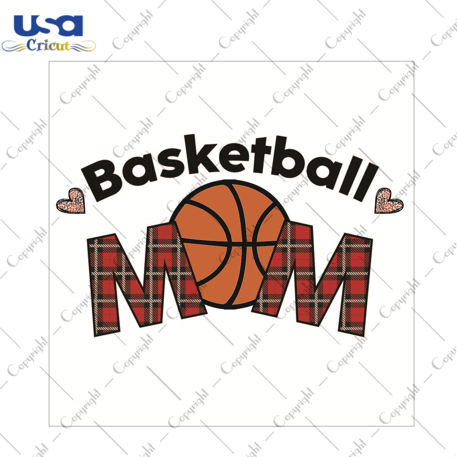 Basketball Mom Buffalo Pattern Gift Diy Crafts Svg Files For Cricut, Silhouette Sublimation Files