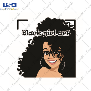 Black Girl Art Silhouette SVG Diy Crafts Svg Files For Cricut, Silhouette Sublimation Files