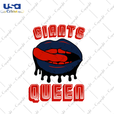 American Football, Gaints Queen Diy Crafts Svg Files For Cricut, Silhouette Sublimation Files