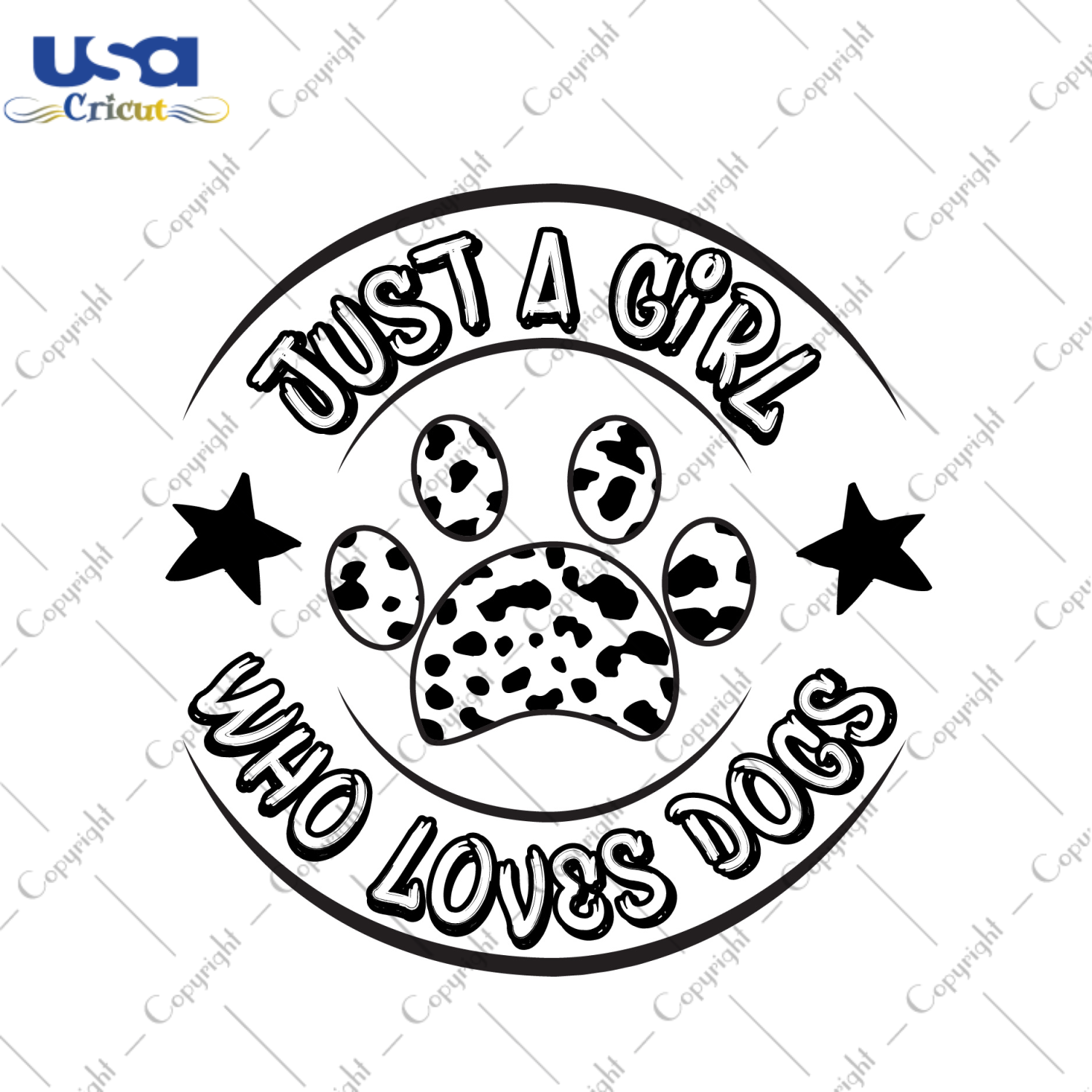 Valentines Day Gift, Just A Girl Who Loves Dogs Diy Crafts Svg Files For Cricut, Silhouette Sublimation Files