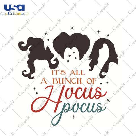 Halloween Hocus Pocus Gift Idea Diy Crafts Svg Files For Cricut, Silhouette Sublimation Files