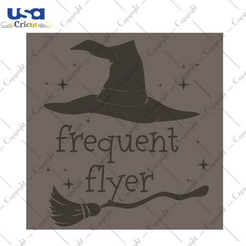 Frequent Flyer Halloween Diy Crafts Svg Files For Cricut, Silhouette Sublimation Files - USA Cricut