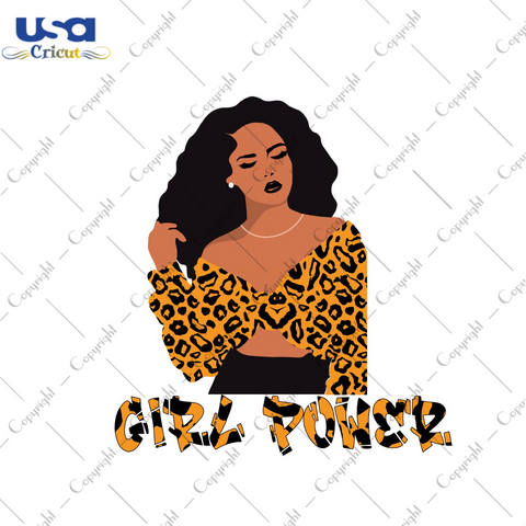 Black Girl Power Leopart Pattern Shirt Gift For Afro Queen Diy Crafts PNG Files For Cricut, Silhouette Sublimation Files