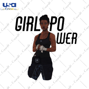 Black Girl Art, Girl Power Png Diy Crafts, Silhouette Sublimation Files