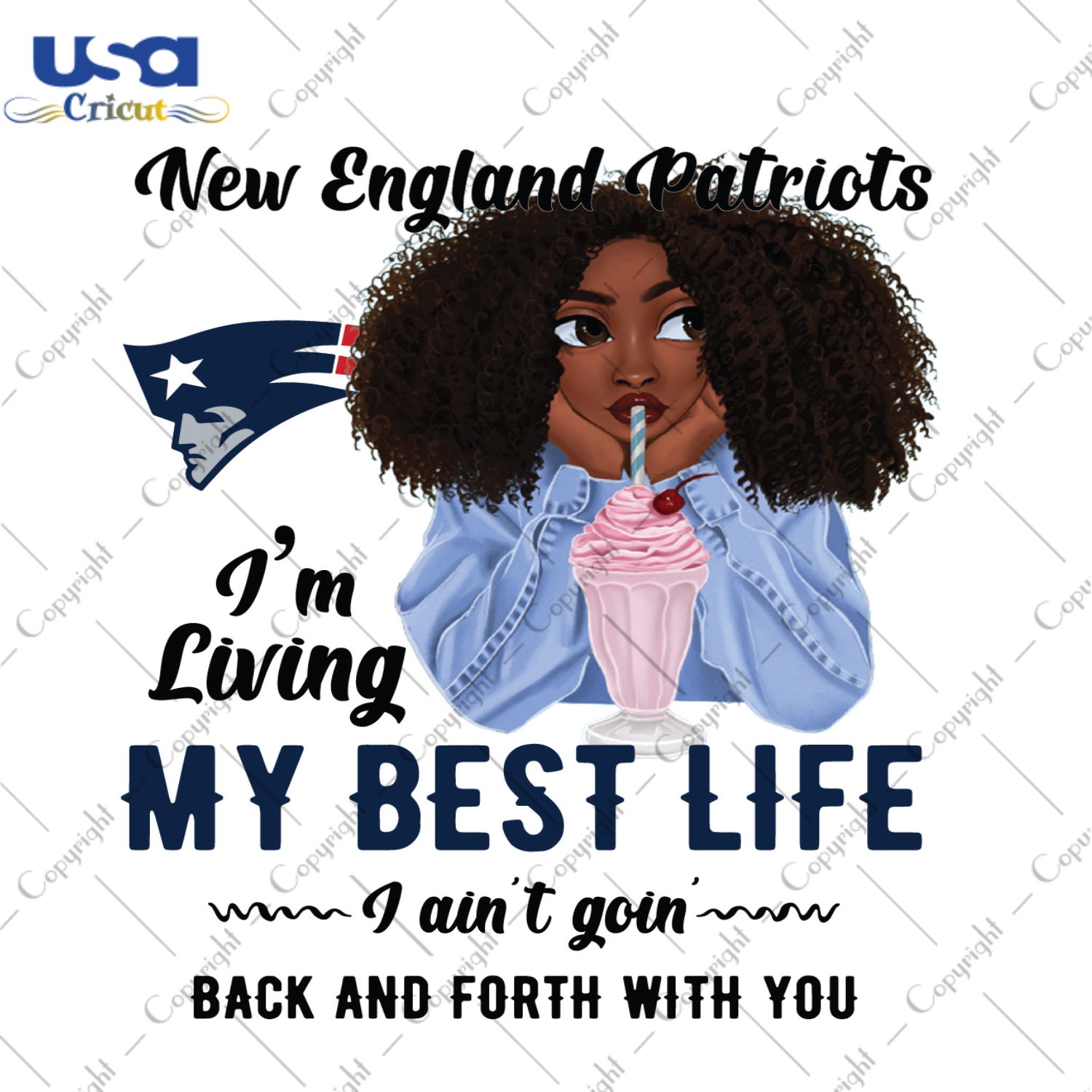 American Football, Black Girl Patriots Png Diy Crafts, Silhouette Sublimation Files