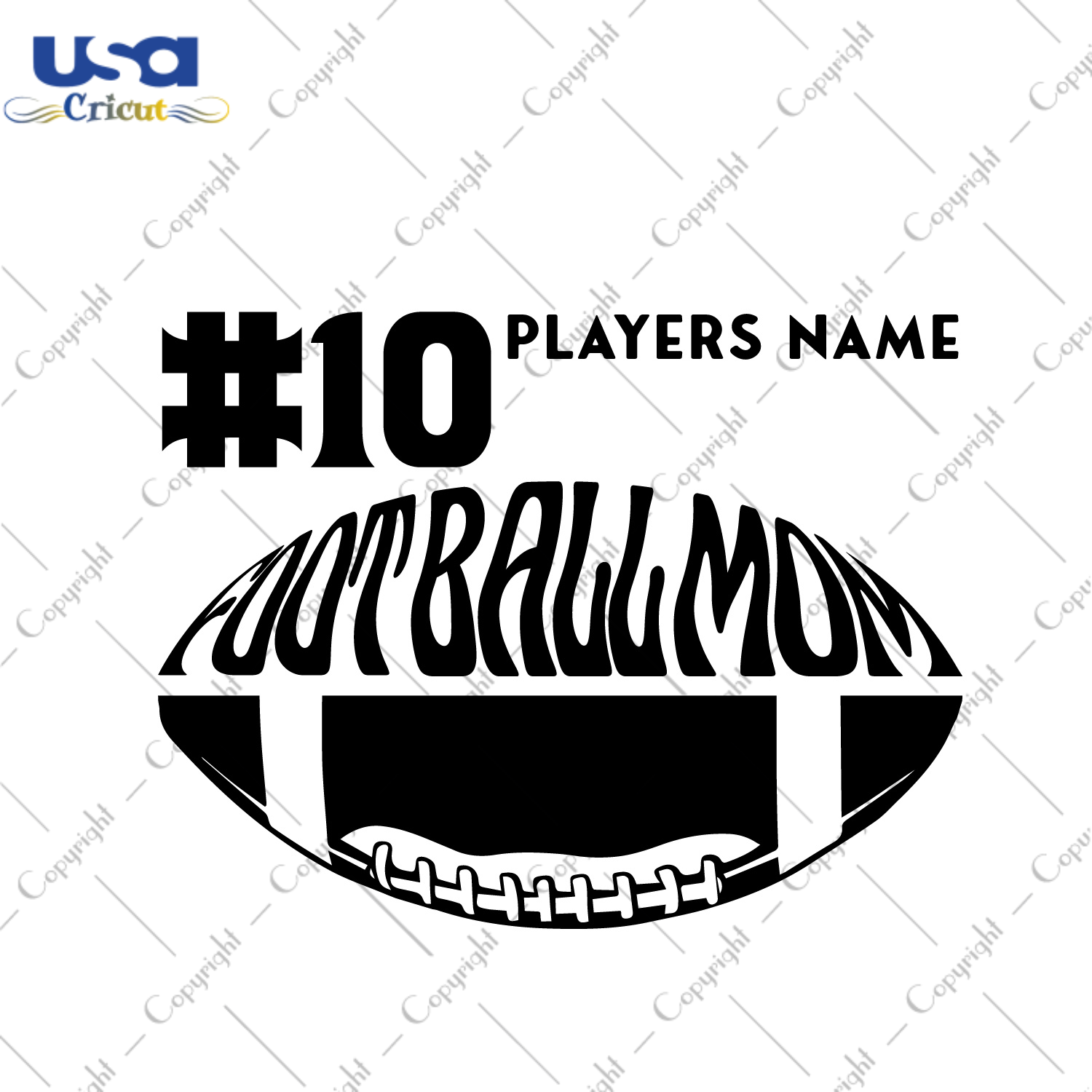 Football Mom Gift Ideas, Players Name SVG Diy Crafts Svg Files For Cricut, Silhouette Sublimation Files