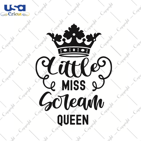 Little Miss Soleam Queen Halloween Gifts Diy Crafts Svg Files For Cricut, Silhouette Sublimation Files