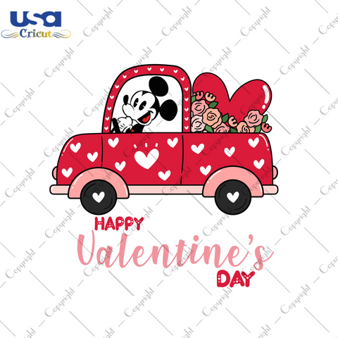 Valentine Gifts, Happy Valentines Day With Car Heart Diy CraftsSvg Files For Cricut, Silhouette Sublimation Files