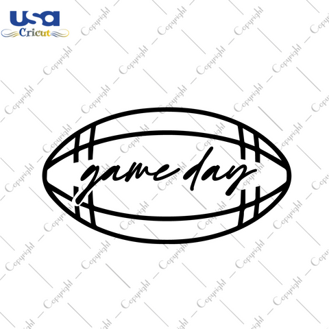 Football Mom Gift, Game Day Silhouette SVG Diy Crafts Svg Files For Cricut, Silhouette Sublimation Files