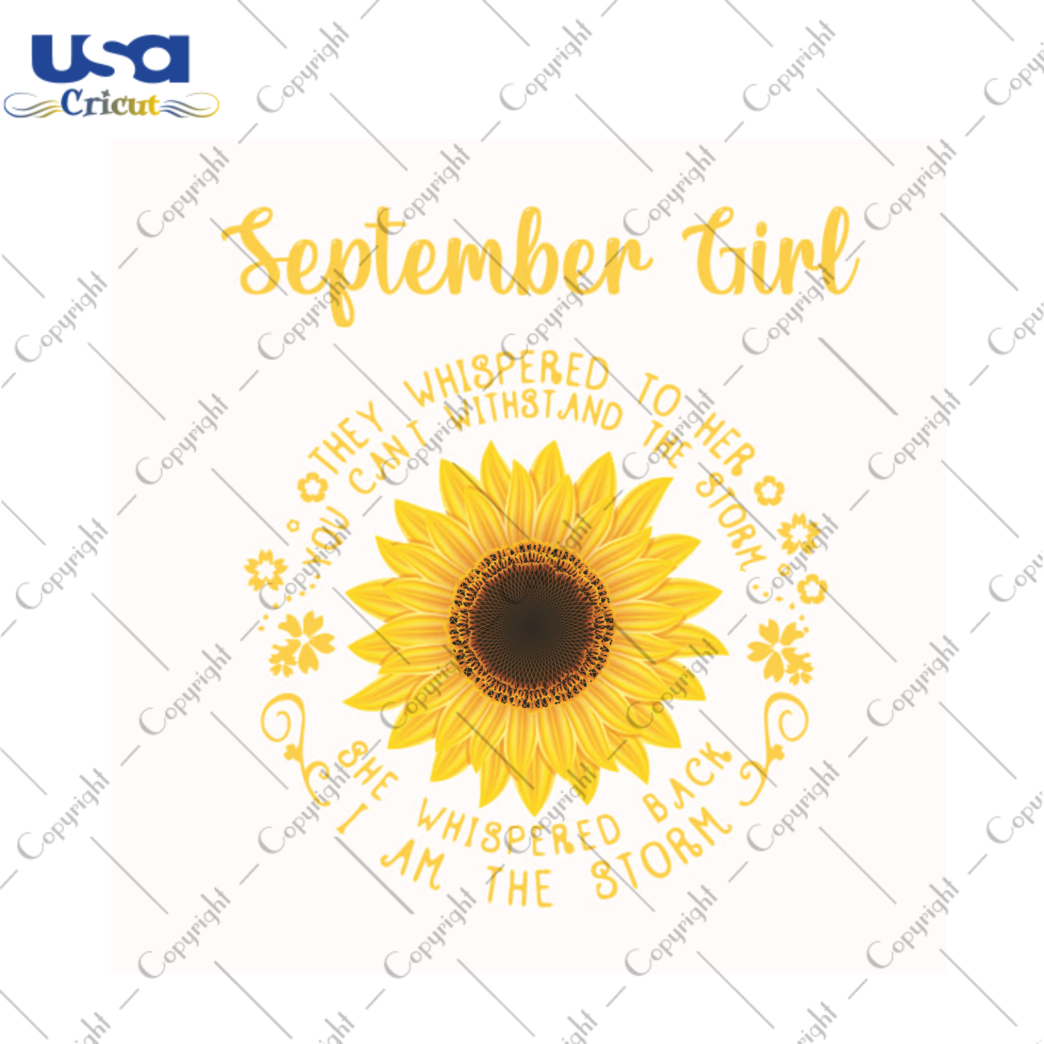 Birthday Gift For Sunflower September Girls Diy Crafts Svg Files For Cricut, Silhouette Sublimation Files