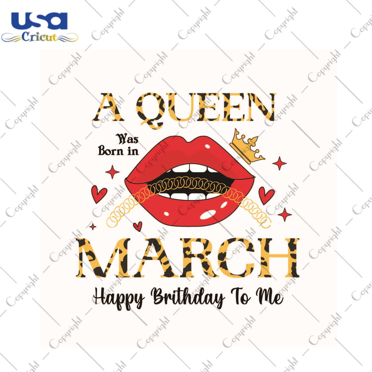 Happy Birthday, March Queen Diy Crafts Svg Files For Cricut, Silhouette Sublimation Files