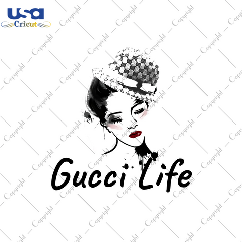 Logo Brand The Girl Luxury Life Best Gifts For Her Diy Crafts PNG Files For Cricut, Silhouette Sublimation Files