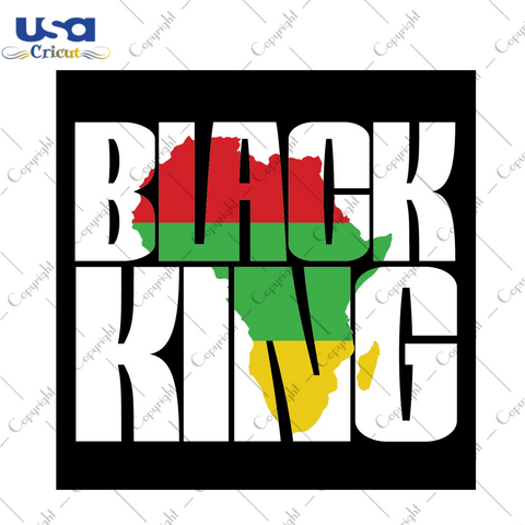 Black History Gift, Black King SVG Diy Crafts Svg Files For Cricut, Silhouette Sublimation Files