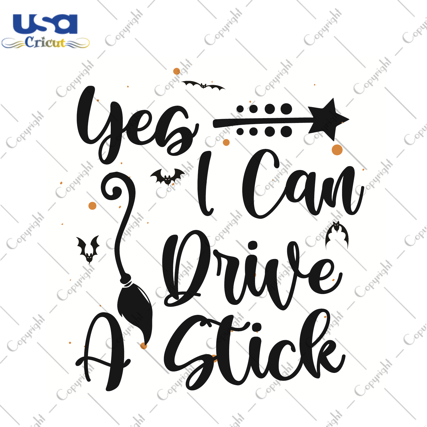 Yes I Can Drive A Stick Halloween Witch Gift Diy Crafts Svg Files For Cricut, Silhouette Sublimation Files