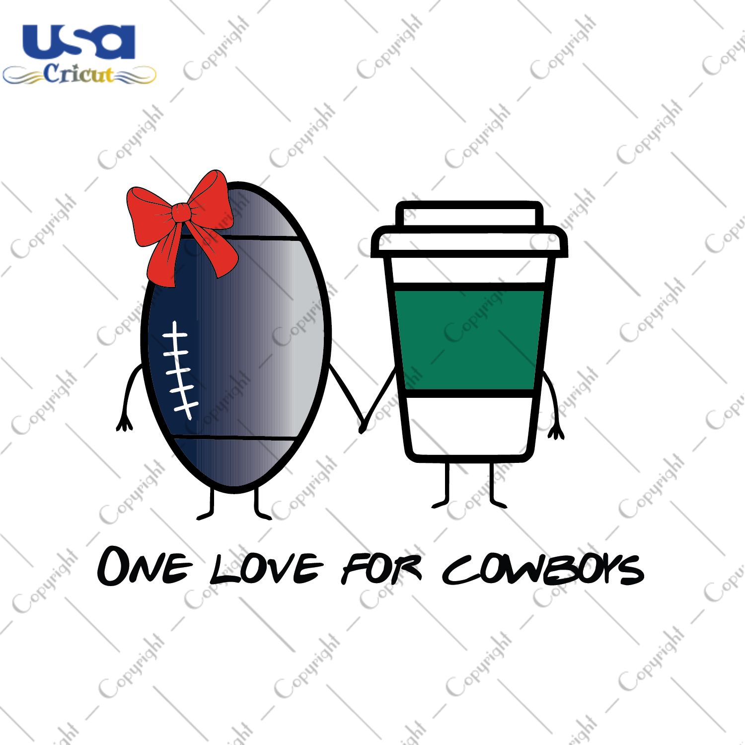 Football Fan, One Love For Cowboys Diy Crafts Svg Files For Cricut, Silhouette Sublimation Files