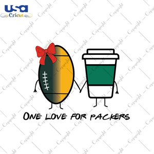 Football Fan, One Love For Packers Diy Crafts Svg Files For Cricut, Silhouette Sublimation Files