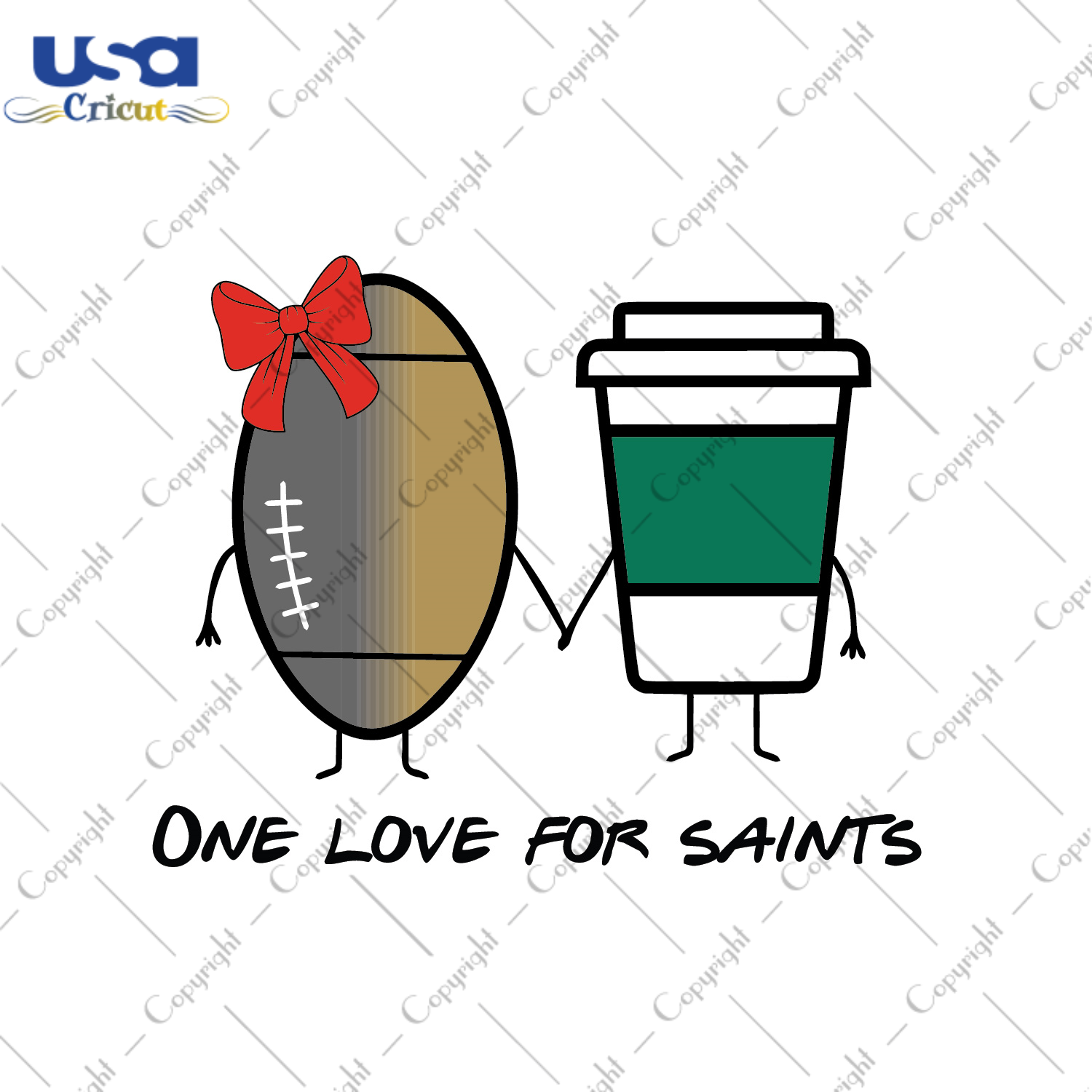 Football Fan, One Love For Saints Diy Crafts Svg Files For Cricut, Silhouette Sublimation Files