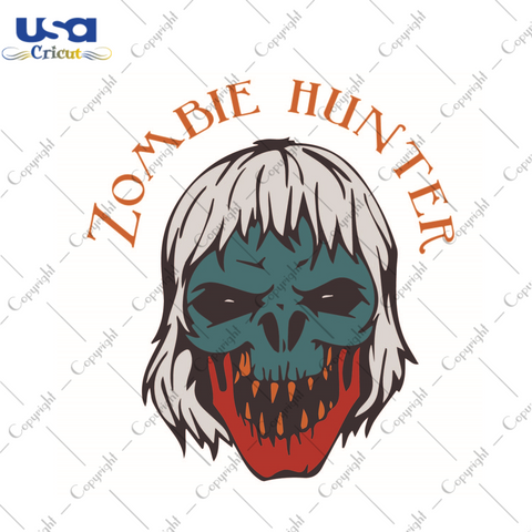 Zombie Hunter Halloween Shirt Design Diy Crafts Svg Files For Cricut, Silhouette Sublimation Files