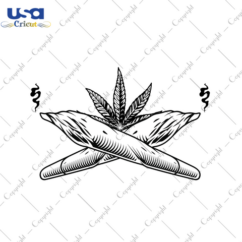 Cannabis Blunt Vector SVG Gift Diy Crafts Svg Files For Cricut, Silhouette Sublimation Files