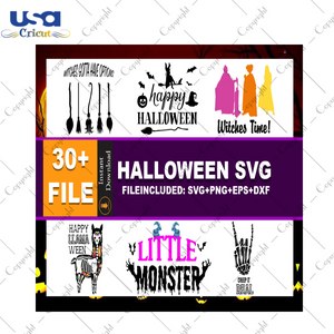 Halloween Bundle Diy Crafts Svg Files For Cricut, Silhouette Sublimation Files