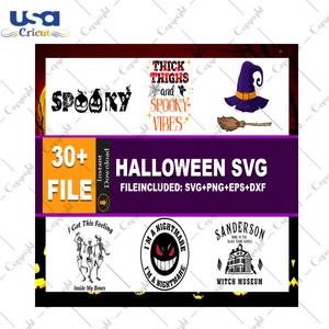 Halloween Bundle Diy Crafts Svg Files For Cricut, Silhouette Sublimation Files