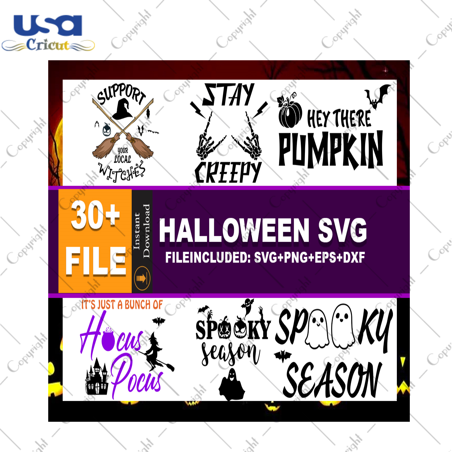 Halloween Bundle Diy Crafts Svg Files For Cricut, Silhouette Sublimation Files