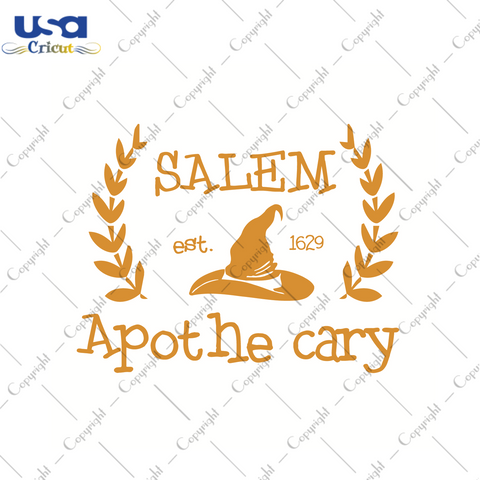 Halloween Gift, Witch Salem Apothecary Diy Crafts Svg Files For Cricut, Silhouette Sublimation Files