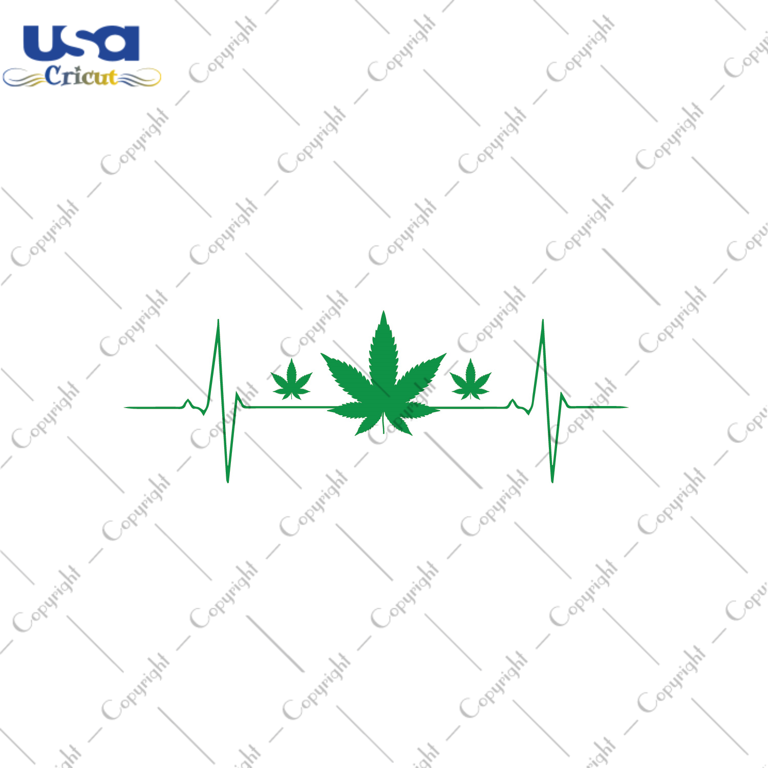 Cannabis Heartbeat Gift Diy Crafts Svg Files For Cricut, Silhouette Sublimation Files