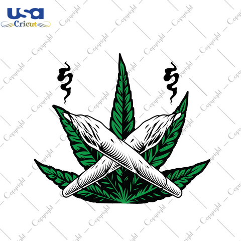 Cannabis Smoking Blunt Gift Diy Crafts Svg Files For Cricut, Silhouette Sublimation Files