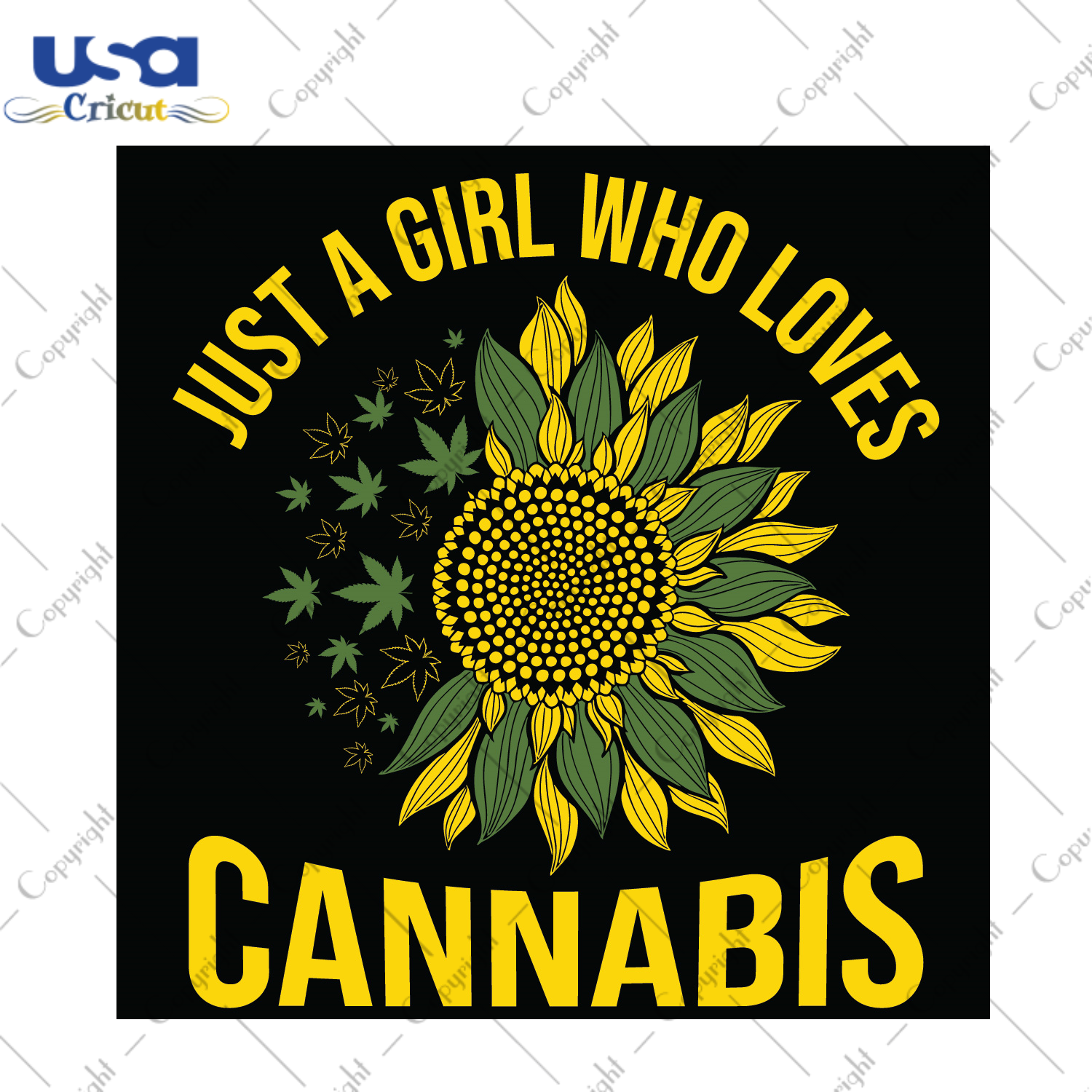 Cannabis Gift, Just A Girl Who Loves Cannabis Diy Crafts Svg Files For Cricut, Silhouette Sublimation Files