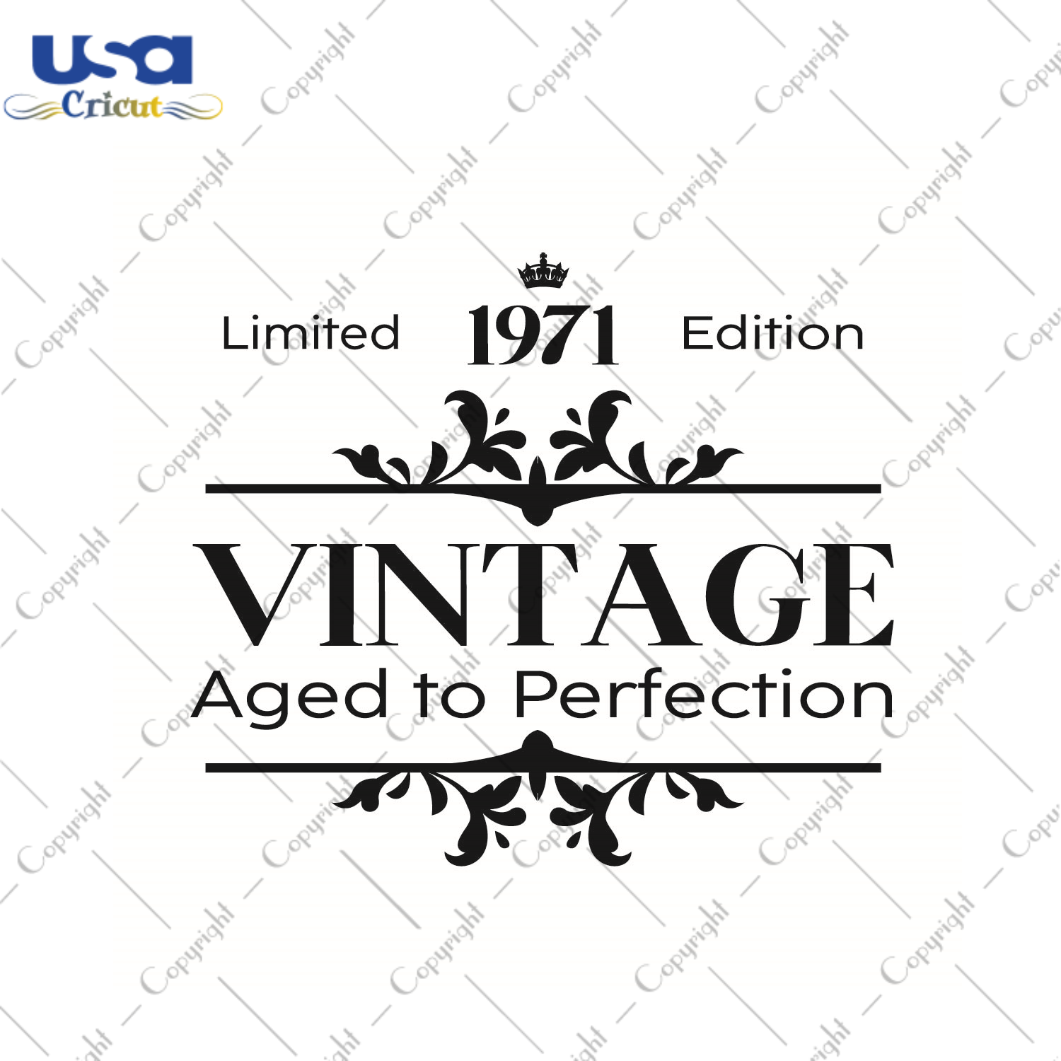 Birthday Gift, Aged To Perfection 1971 Diy Crafts Svg Files For Cricut, Silhouette Sublimation Files