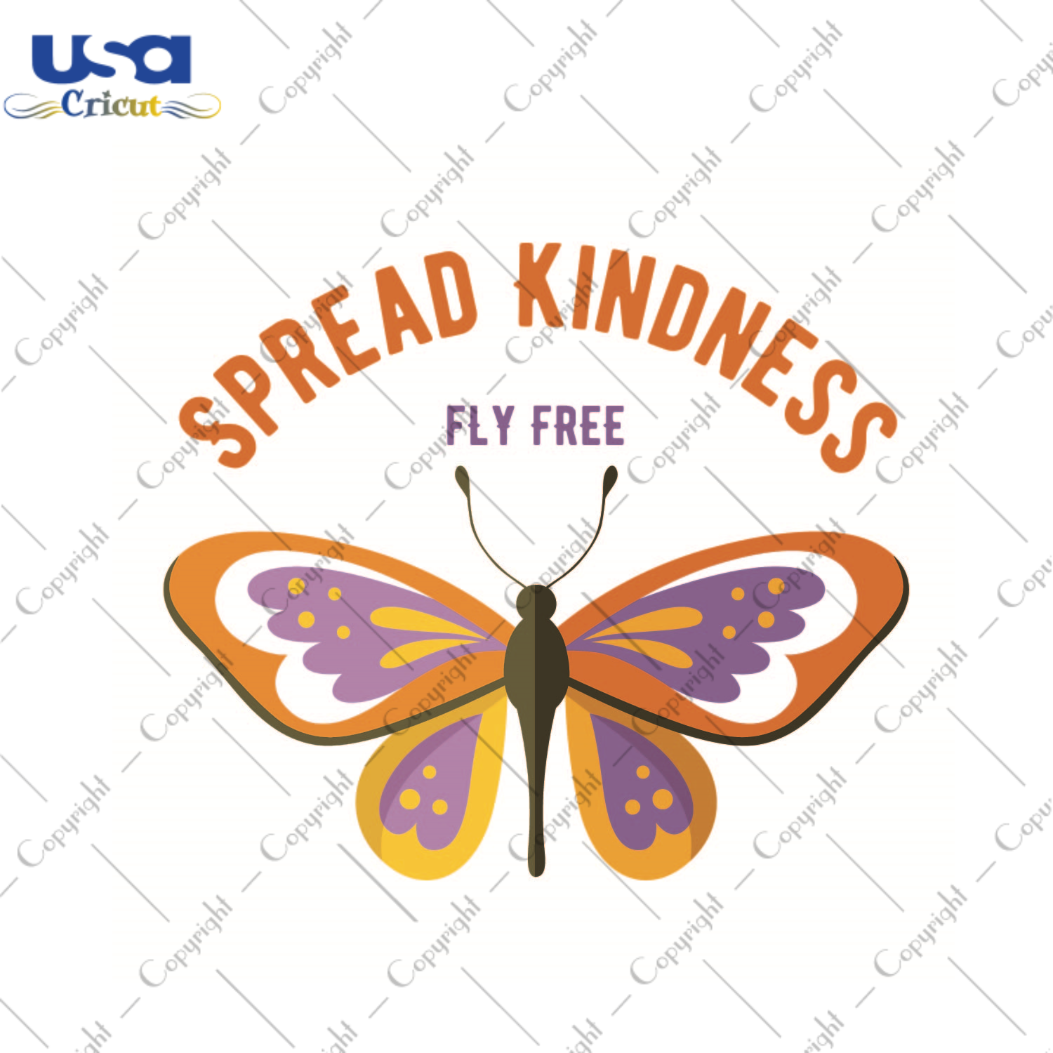 Hippie Gift Idea, Spread Kindness Fly Free Diy Crafts Svg Files For Cricut, Silhouette Sublimation Files