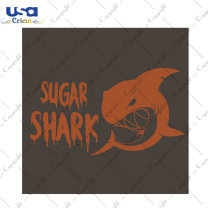 Sugar Shark Halloween Diy Crafts Svg Files For Cricut, Silhouette Sublimation Files - USA Cricut