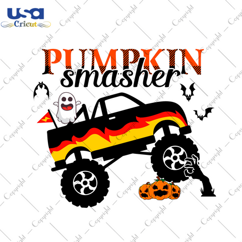 Pumpkin Smasher Diy Crafts Svg Files For Cricut, Silhouette Sublimation Files