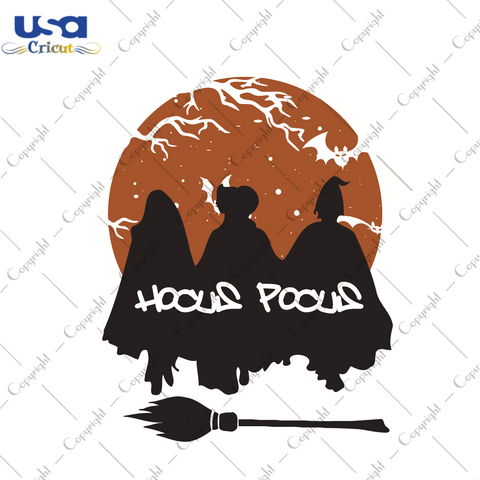 Halloween Gift, Hocus Pocus Diy Crafts Svg Files For Cricut, Silhouette Sublimation Files