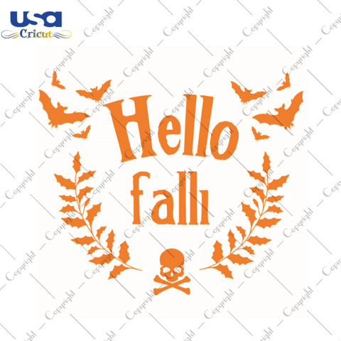 Hello Fall Gift Diy Crafts Svg Files For Cricut, Silhouette Sublimation Files