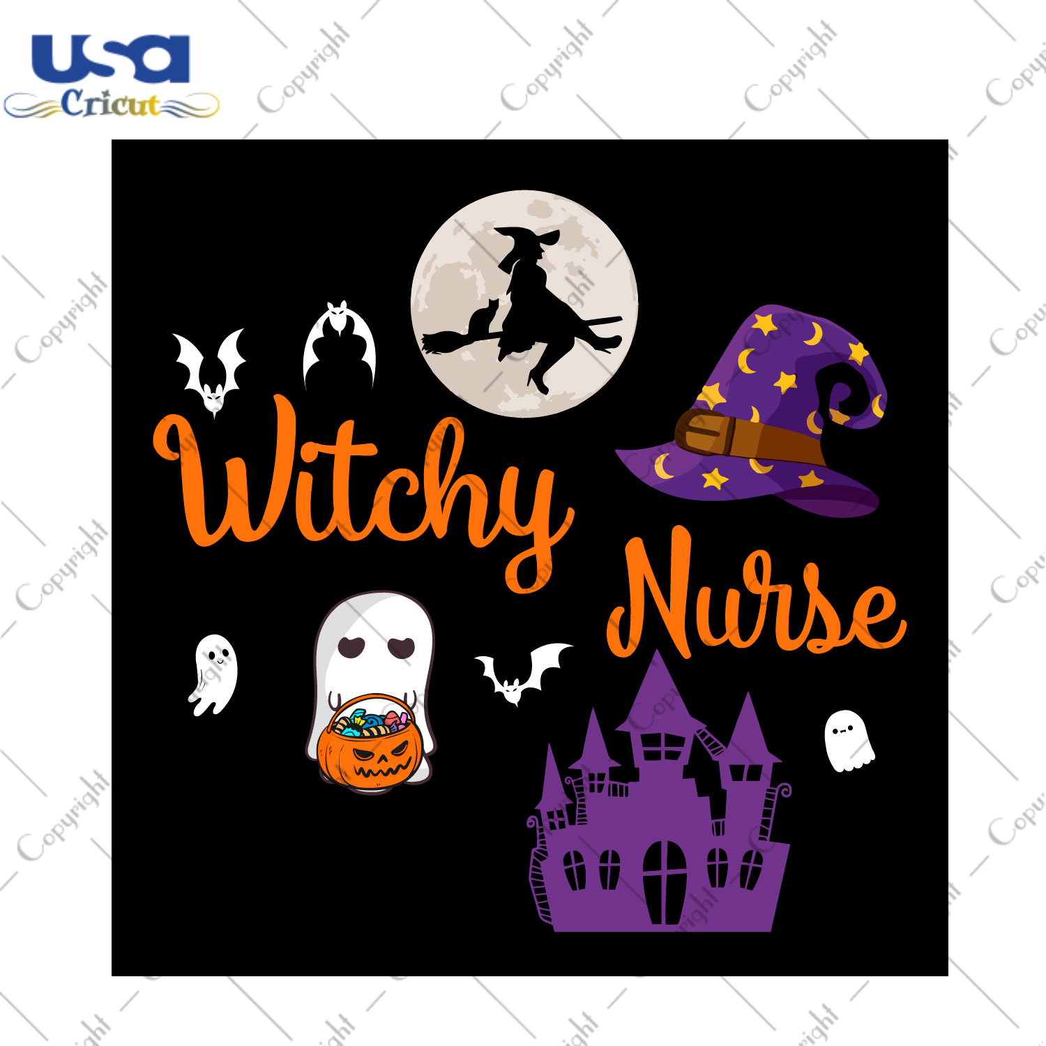 Witchy Nurse Diy Crafts Svg Files For Cricut, Silhouette Sublimation Files