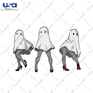 Sexy Ghosts Halloween Party Diy Crafts Svg Files For Cricut, Silhouette Sublimation Files