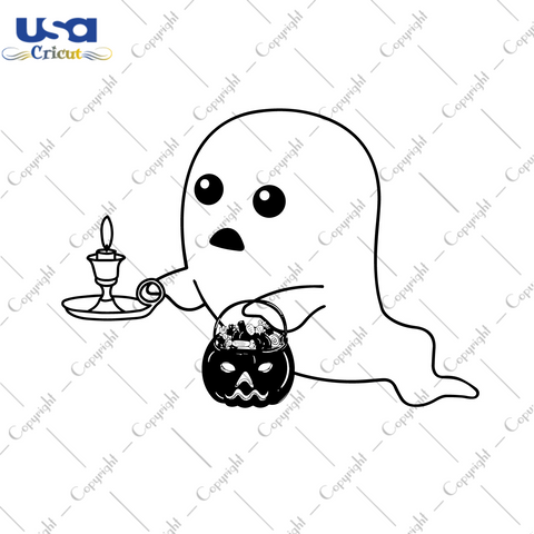 Adorable Little Ghost Diy Crafts Svg Files For Cricut, Silhouette Sublimation Files