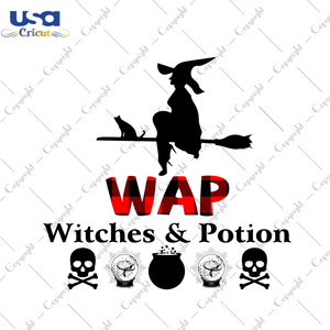 WAP Witches & Potion Diy Crafts Svg Files For Cricut, Silhouette Sublimation Files