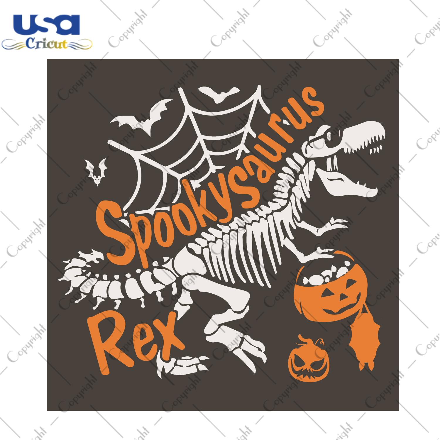 Halloween Spookysaurus Rex Shirt Idea Diy Crafts Svg Files For Cricut, Silhouette Sublimation Files - USA Cricut