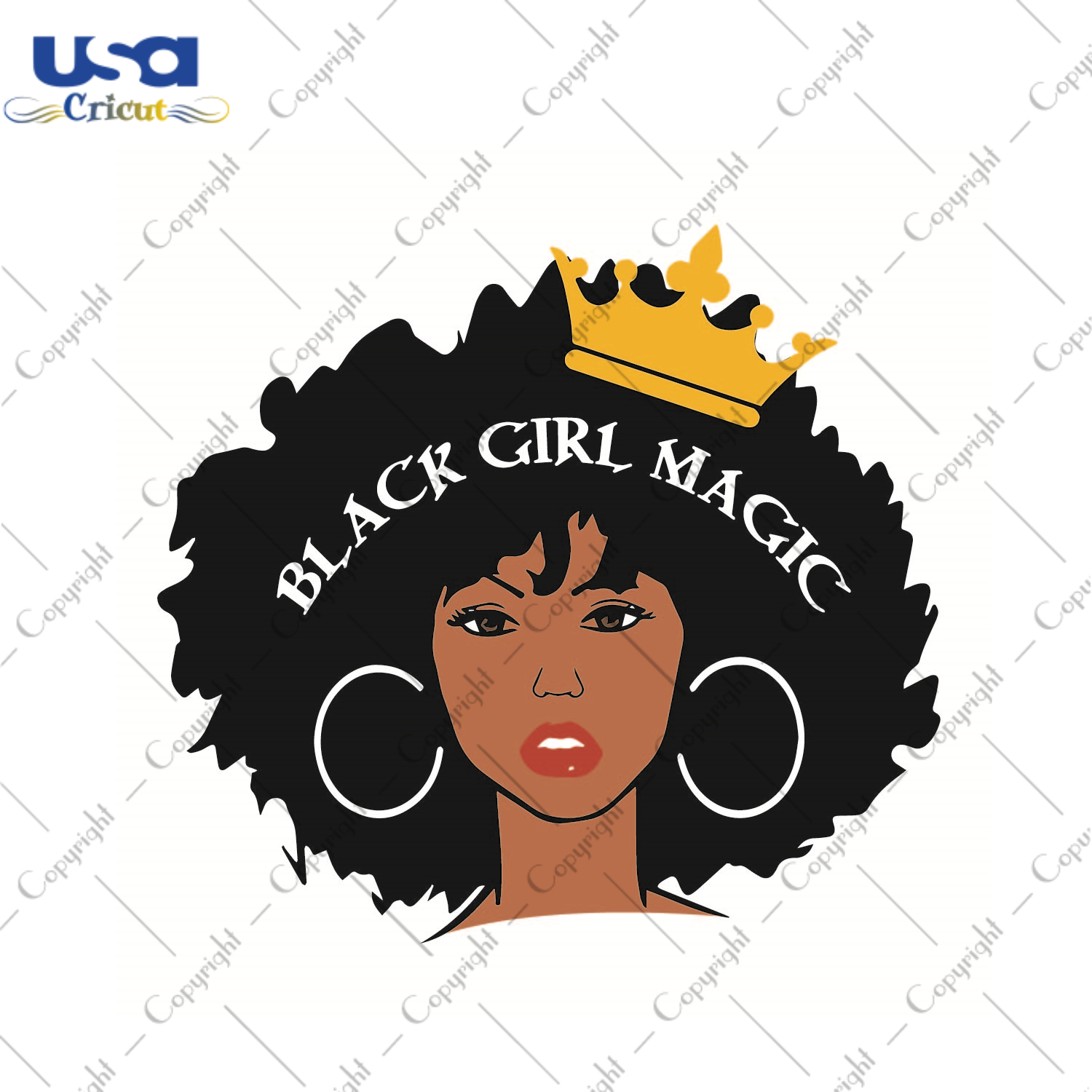 Black Girl Magic Gift Vector SVG Shirt Design Diy Crafts Svg Files For Cricut, Silhouette Sublimation Files