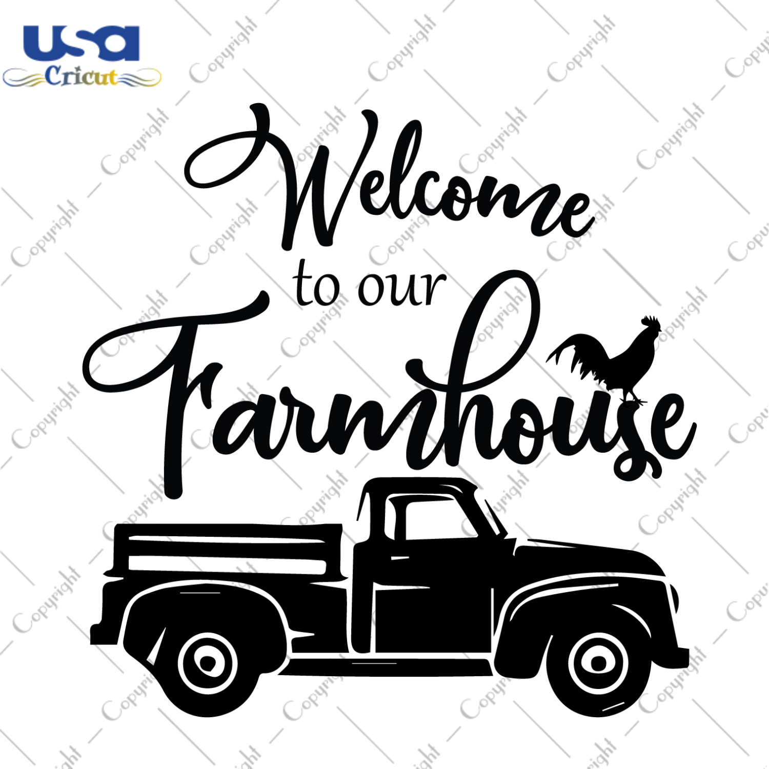 Farmhouse Quotes Gift, Welcome To Our Farmhouse Diy Crafts Svg Files For Cricut, Silhouette Sublimation Files