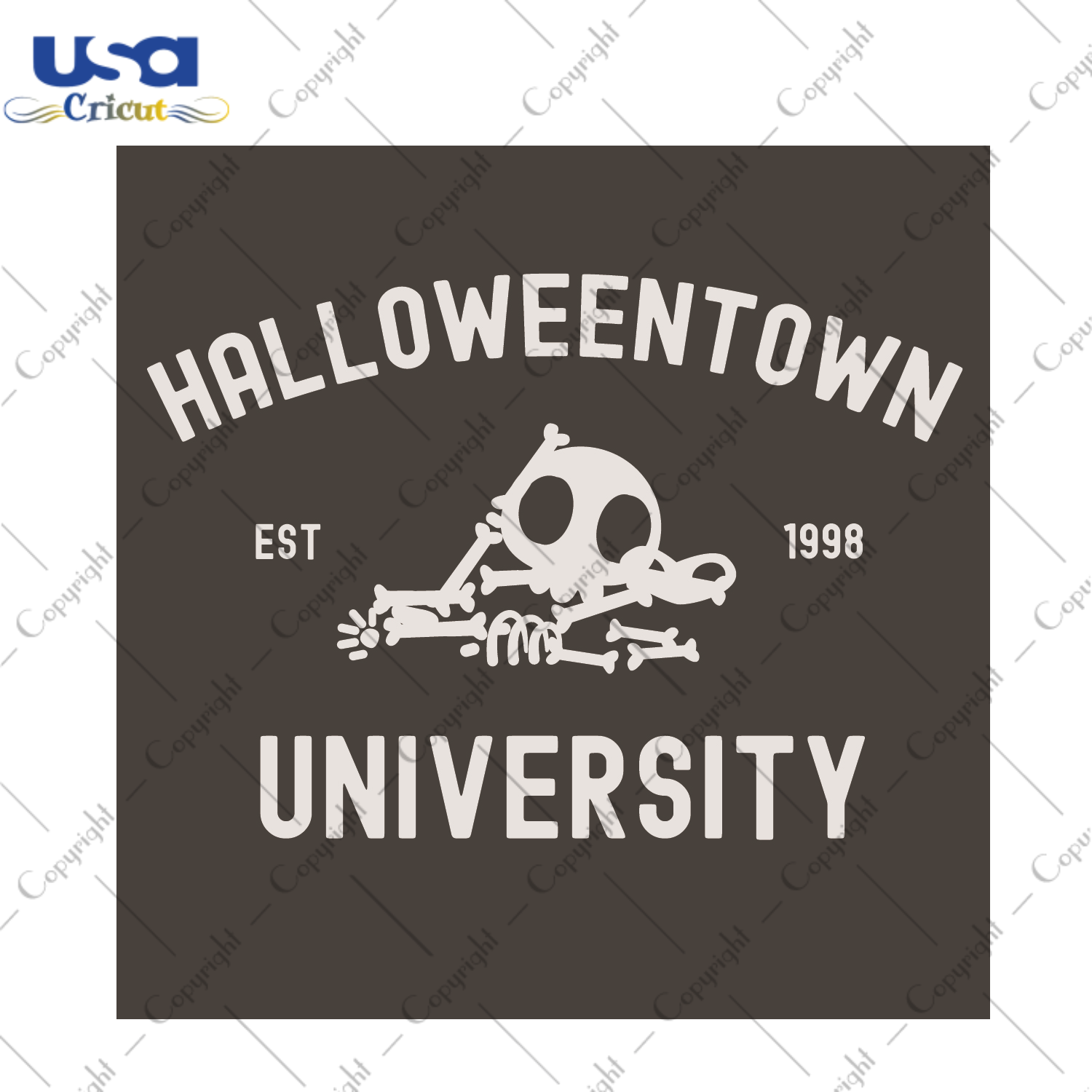 Halloweentown University Est 1998 Halloween Diy Crafts Svg Files For Cricut, Silhouette Sublimation Files - USA Cricut