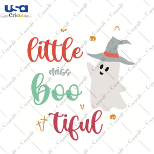 Little Miss Bootiful Halloween Gift Diy Crafts Svg Files For Cricut, Silhouette Sublimation Files