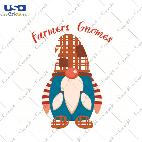 Christmas Gift, Christmas Farmers Gnomes Vector SVG Diy Crafts Svg Files For Cricut, Silhouette Sublimation Files