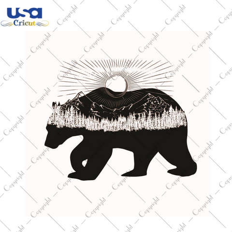 Fantasy Bear Shirt Design Diy Crafts Svg Files For Cricut, Silhouette Sublimation Files