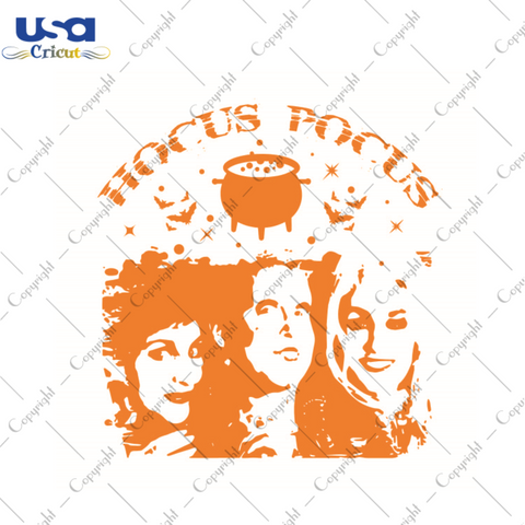 Halloween Gift, Sanderson Sisters Hocus Pocus Diy Crafts Svg Files For Cricut, Silhouette Sublimation Files